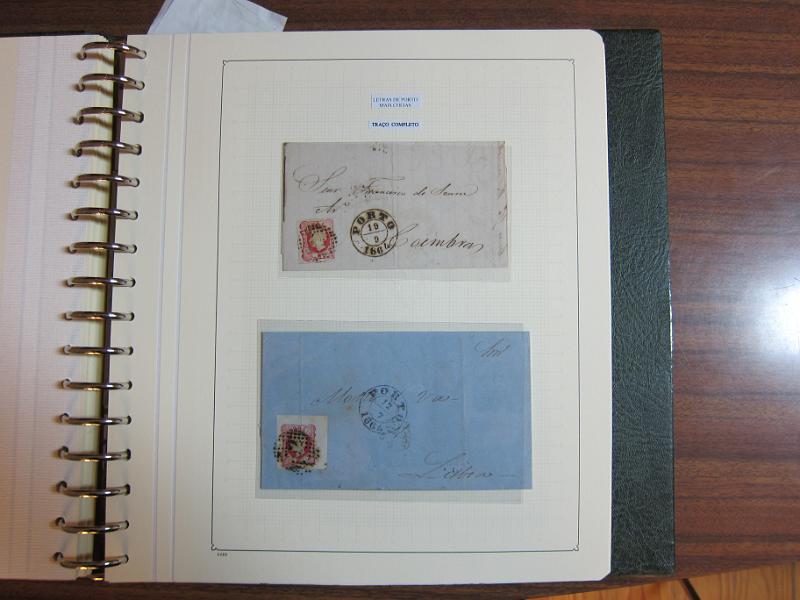 0014 (83).jpg -     Lote:    14      Marcofilia      Lotes Especiais       Descrição:      Portugal.   Colecção montada em dois álbuns com estudo especializado das marcas de duplo círculo e circulares do Porto, com selos de diversas emissões e cartas. Lote a ver.        Lote       Valor Base:     &euro; 1.500,00     Valor Venda:     &euro; 1.500,00     